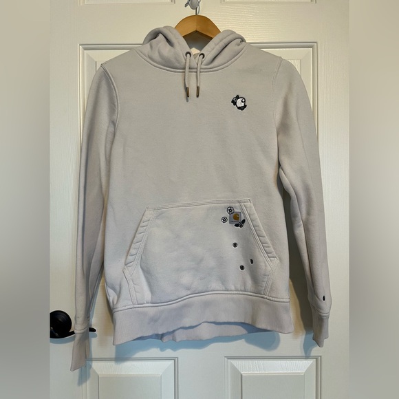 Carhartt Tops - Carhartt relaxed, fit embroidered hoodie